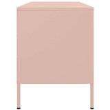 vidaXL TV ormarić ružičasti 100,5 x 39 x 50,5 cm čelični | shoptok.hr