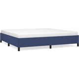The Living Store Posteljni okvir brez vzmetnice moder 200x200 cm blago - Posteljni Okvir, (21526441) | Shoptok.si