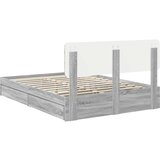  Postelja s shranjevanjem z vzglavjem Siva Sonoma 140 x 200 cm, (5000105925) | Shoptok.si