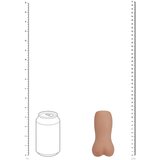 XKIN - realistični masturbator v obliki zadnjice - M (temna naravna barva) | Shoptok.si