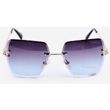 PRIUS Women's Sunglasses With Gradient Lenses UV400 Gold-Blue | Shoptok.si