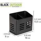 Wenko Metalni držač za pribor i salvete u setu 2 kom Black Outdoor Kitchen Baco – | shoptok.hr