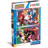 Clementoni Sonic jež 2x60 komada supercolor slagalica - | shoptok.hr