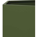  Vrtna sadilica maslinastozelena šesterokutna 69x60x45 cm čelik | shoptok.hr