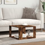  Stolić za kavu boja hrasta 51,5x51,5x30 cm konstruirano drvo | shoptok.hr