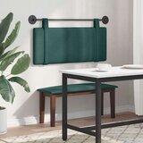  Držeće uzglavlje Zidne Tamnozelena 110 x 55 x 5 cm tkanina - Tamnozelena 100 cm bez LED svjetla | shoptok.hr