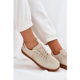 Boto Women's Eco Suede Sneakers Beige Micca | Shoptok.si