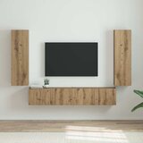TV zidni ormar 2 pcs Umjetnička hrastovina 30 x 31 x 100 cm | shoptok.hr