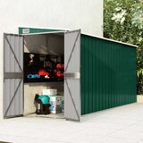 vidaXL Vrtna lopa zelena 118x382x178 cm pocinkano jeklo - - Zelena - 47.9 - 118 x 382 x 178 cm - 2025--TOPSELLER Cene