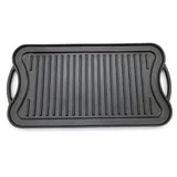Cast Iron BBQ dvostrana grill plancha, 51 × 27 cm