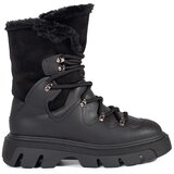 SEASTAR Women's black lace-up snow boots with fur on the platform | shoptok.hr