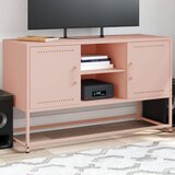 vidaXL TV ormarić ružičasti 100,5x39x60,5 cm čelični Cijene