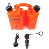 Ramda posoda za gorivo in olje, 5L + 3L, oranžna 698703 Cene