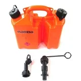 posoda za gorivo in olje, 5L + 3L, oranžna 698703