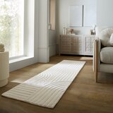 Flair Rugs Slonokoščen ročno tkan volnen tekač 60x230 cm Zen Garden – | Shoptok.si