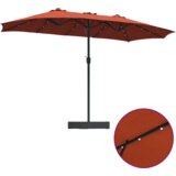  Vrtni suncobran Terakota 385 x 209 x 244 cm tkanina | shoptok.hr