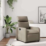  Naslonjač od umjetne kože boja cappuccina | shoptok.hr