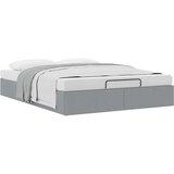 vidaXL okvir za krevet bez madraca svjetlosivi 140 x 190 cm od tkanine | shoptok.hr