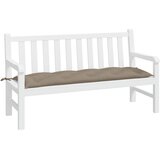  Jastuk za vrtnu klupu smeđesivi 150 x 50 x 7 cm tkanina Oxford | Eponuda.com