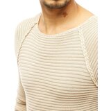 DStreet Sweter męski wkładany przez głowę beżowy | Eponuda.ba