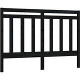 Maison Chic posteljno vzglavje - vzglavna omarica - nočna omarica črno 146x4x100 cm trdna borovina, (21706000) Cene