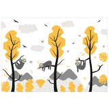  Samoljepljiva foto tapeta - Cute Sloths 196x140 | shoptok.hr