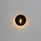 Kanlux 90806 - LED svetlo za stepenište MAGNIK LED/1,7W/230V CCT crno okruglo | Eponuda.com