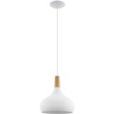 Eglo 901178-Luster na sajli SABINAR 1xE27/60W/230V pr.28cm bela- | Eponuda.com