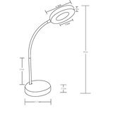 Asalite table lamp 6W, 4000K, 500lm, white | shoptok.hr