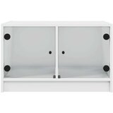 vidaXL Stolić za kavu sa staklenim vratima bijeli 68x50x42 cm | shoptok.hr