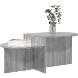  Klubska miza Siva Sonoma 100 x 50 x 40 cm Inženirski les, (5000295450) | Shoptok.si