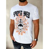DStreet T-shirt męski z nadrukiem biały | shoptok.hr