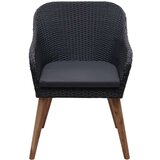  7-dijelni vrtni blagovaonski set crni | shoptok.hr