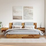  Zidni noćni ormarići 2 kom boja starog drva | shoptok.hr