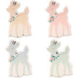 Meri Meri papirnati krožniki die cut pastel deer (8 kosov) | Shoptok.si