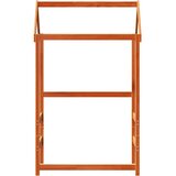 Krov za dječji krevet voštano smeđi 118x70x176,5 cm borovina | shoptok.hr