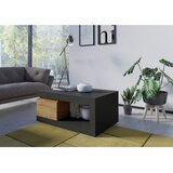 Modern Living Klubska Miza Luci, Antracit, Barva Hrasta | Shoptok.si