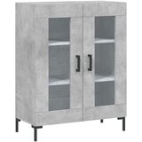  Visoka komoda siva betona 69 5x34x180 cm od konstruiranog drva | shoptok.hr