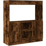 Maison Chic Visoka omara - Komoda - Predalnik dimljeni hrast 92x33x100 cm inženirski les, (21722461) Cene