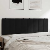  Jastuk za uzglavlje Hanko crni 160 cm baršunasti | shoptok.hr