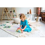 Lorena Canals Kremno bela pralna/ročno tkana bombažna preproga 140x200 cm Kaarol – | Shoptok.si