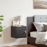 Maison Chic Stenska omarica - Zidna omarica črna 31,5x30x30 cm trdna borovina iu781, (22063496) | Shoptok.si