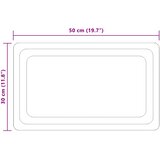  LED kupaonsko ogledalo s ogledalom *Transparent*an 50 x 30 cm | shoptok.hr