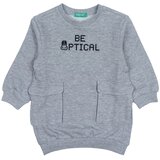 Benetton obleka DR 3J68GV00J D siva 104 Cene