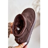 Boto Women's Suede Snow Boots On Platform Brown Nereviana | Eponuda.ba