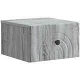  Stenski nočni omarici s predalom Siva Sonoma 33 x 34,5 x 20 cm, (5000209965) | Shoptok.si
