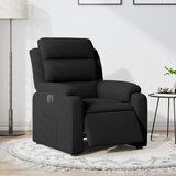 Maison Chic Električni naslanjač - Relax naslanjač črn žamet, (22061451) | Shoptok.si