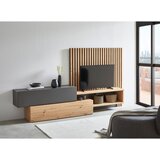 Hom`in DNEVNI REGAL, siva, hrast artisan | Shoptok.si