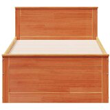 vidaXL Okvir kreveta bez madraca s uzglavljem 100x200 cm od borovine | shoptok.hr