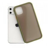 Nillkin Silikonski ovitek s trdim zadnjim delom za iPhone 12 in 12 Pro - zelen | Shoptok.si